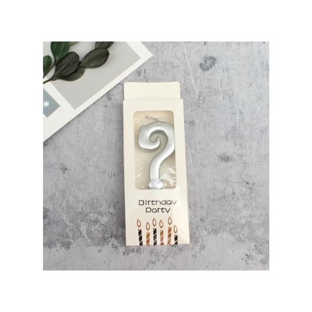 嚴選SHOP 1入 問號蠟燭 生日蠟燭 蛋糕蠟燭 派對蠟燭 創意生日蠟燭 婚慶派對浪漫蠟燭 無煙蠟燭 K163
