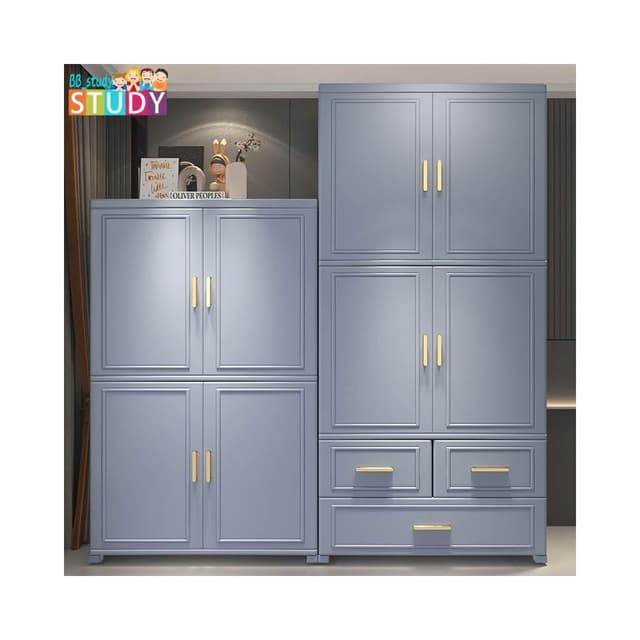 熱銷 兒童簡易衣櫃加厚塑膠衣櫃寶寶衣服收納櫃嬰兒小衣櫃儲物櫃