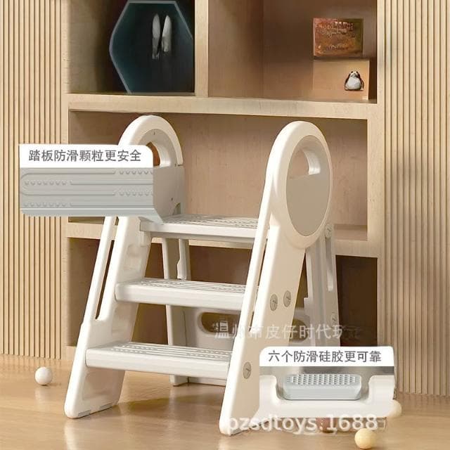 免運 多功能兒童安全雙層 踏腳凳寶寶防滑增高 幼兒生日禮物墊腳凳階梯凳