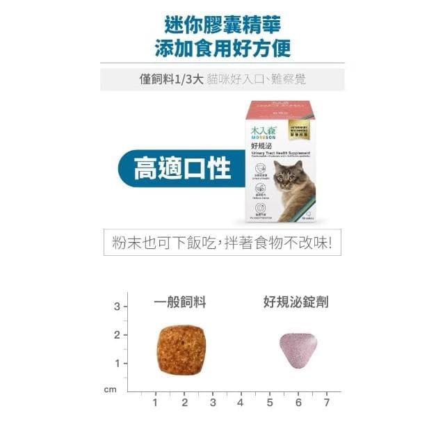 【MORESON 木入森】貓咪泌尿保健 30顆 60顆/盒 好規泌(泌尿保健 補充營養 貓咪保健品 貓咪保養品)