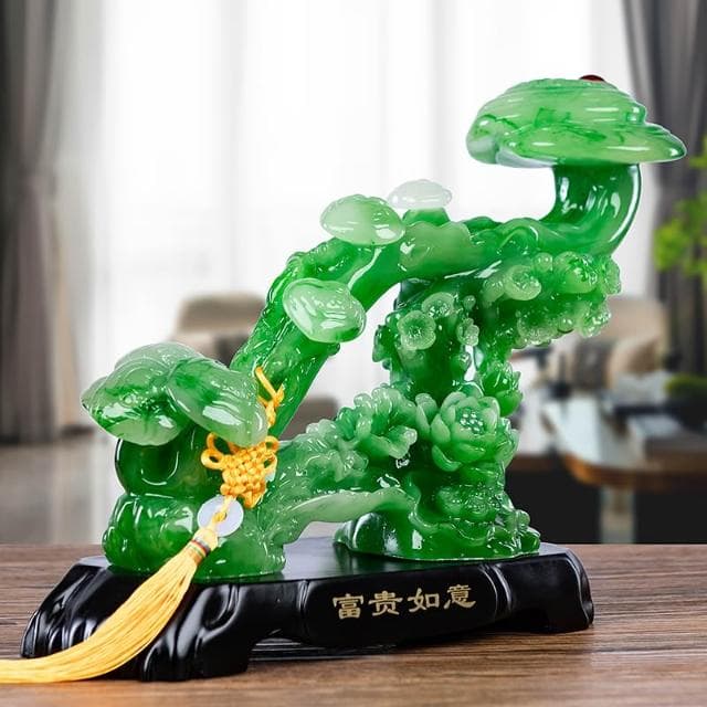 玉如意招財擺件中式客廳電視酒櫃玄關家居裝飾品喬遷新居搬家禮物