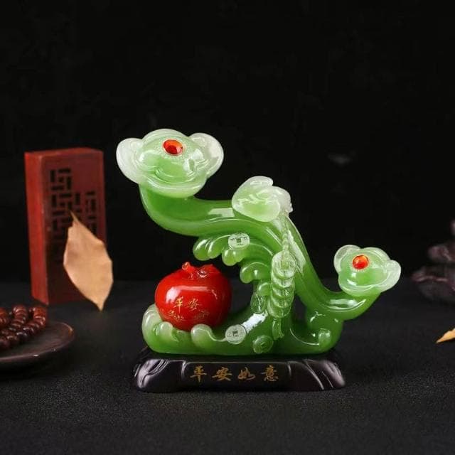 富貴平安如意擺件客廳喬遷送禮物電視櫃酒櫃房間工藝品擺件玄關擺