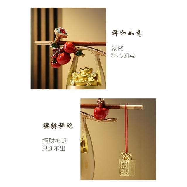 一桶金稱心如意擺件貔貅元寶喬遷禮物客廳電視機酒櫃裝飾品新中式