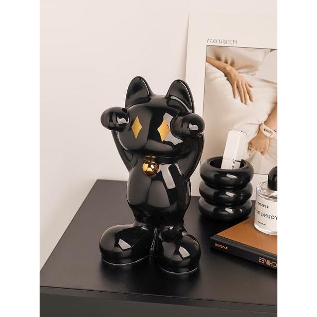 星光招財貓客廳擺件現代高級感電視櫃酒櫃小眾裝飾禮品禮物