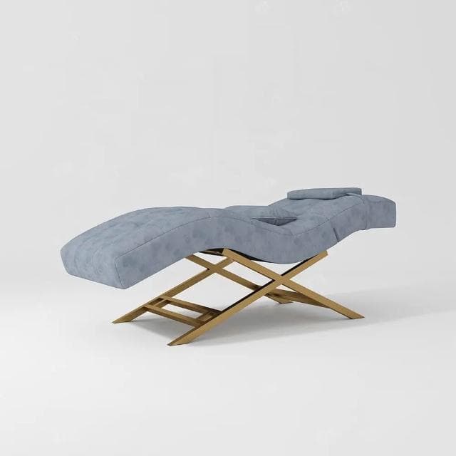 美容床美容院專用Spa按摩床美睫床face bed曲形S形睫毛床