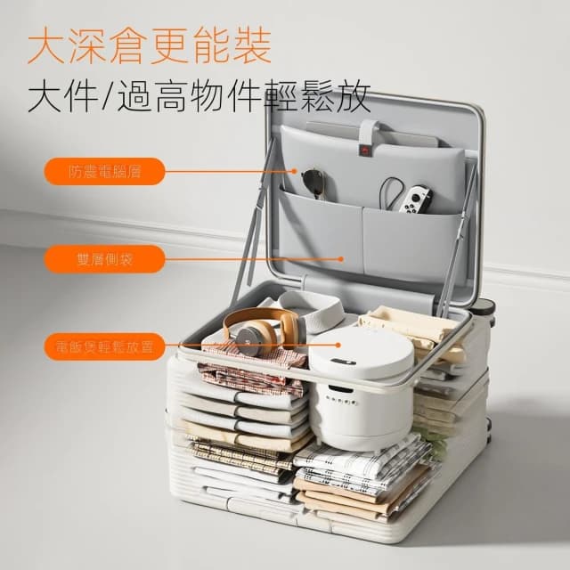 行李20登機密碼旅行拉杆箱子18寸小型側開耐用結實靜音20寸托運