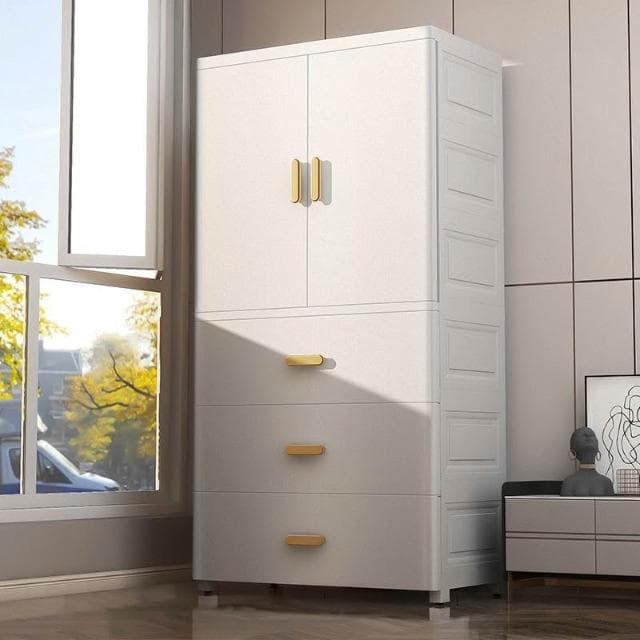 開門收納箱寶寶兒童衣櫃收納櫃抽屜式塑膠儲物簡易嬰兒衣服整理箱