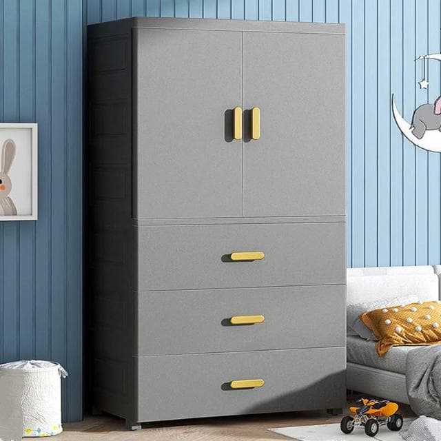 開門收納箱寶寶兒童衣櫃收納櫃抽屜式塑膠儲物簡易嬰兒衣服整理箱