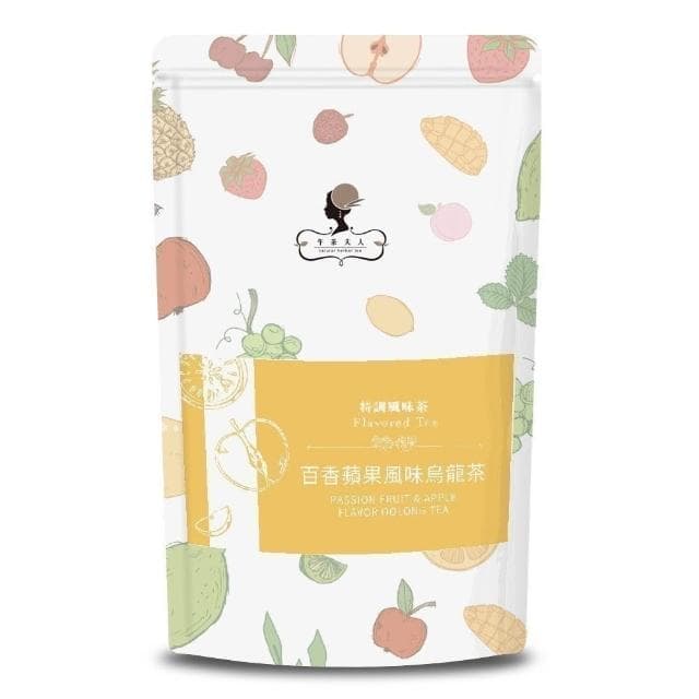 【午茶夫人】午茶夫人 百香蘋果風味烏龍茶 8入x1袋 茶包｜水果茶｜百香果｜蘋果烏龍 - 午茶夫人官方旗艦店
