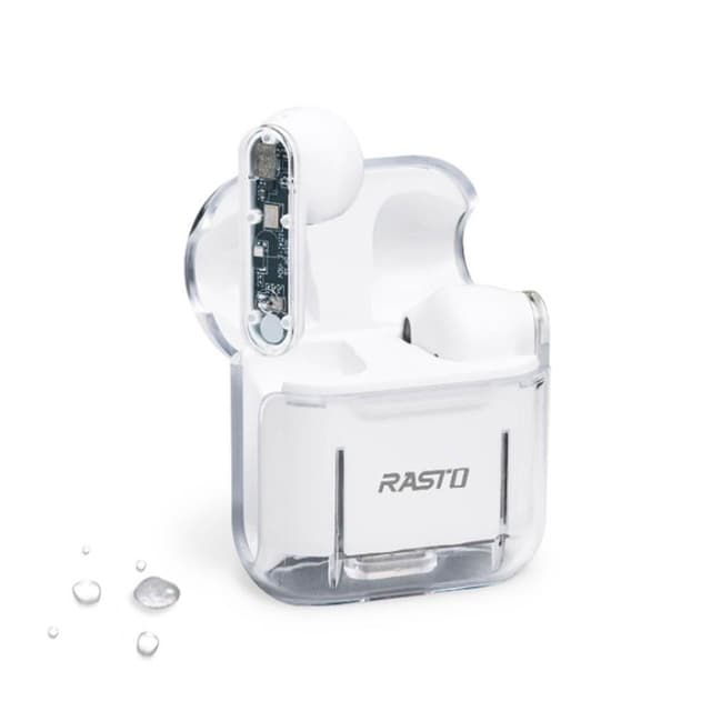 【RASTO】RASTO RS52 透視款藍牙5.3真無線耳機 - IPX4防水，輕巧設計，4-5小時長效使用