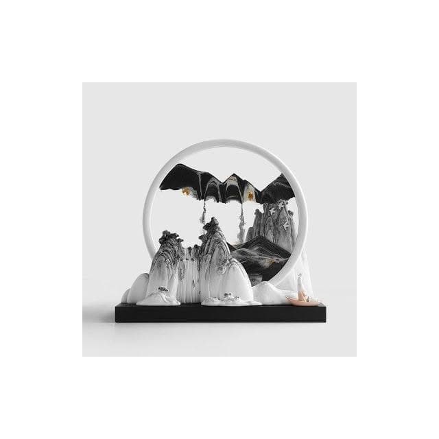 2.2萬人回購該品牌 貝漢美萬重山流沙畫擺件高級感小眾客廳玄關酒櫃裝飾桌面喬遷禮物