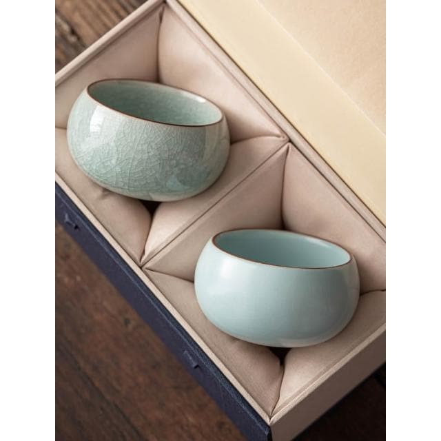 汝窯冰裂紋主人茶杯主人杯高檔個人專用陶瓷冰花茶盞茶碗品杯茶具