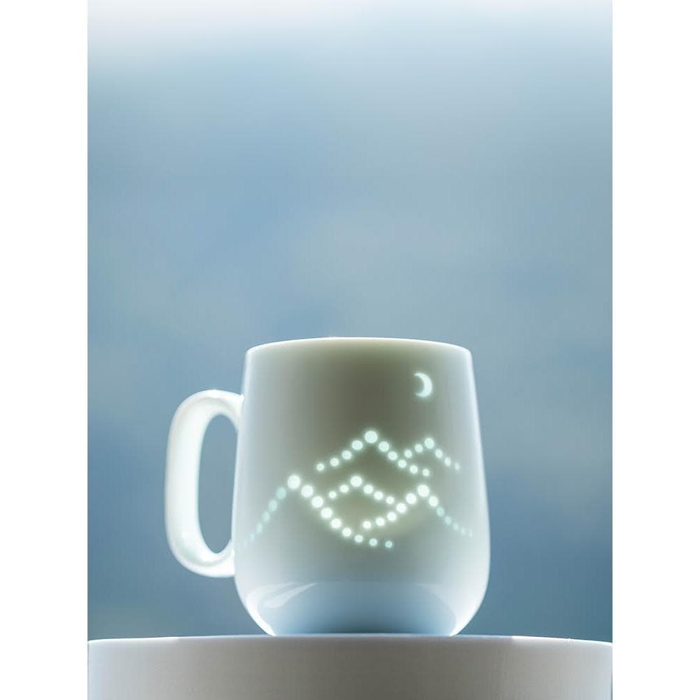 創意禮品定制山月玲瓏杯景德鎮陶瓷馬克杯情侶杯子男高顏值禮物杯