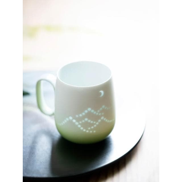 創意禮品定制山月玲瓏杯景德鎮陶瓷馬克杯情侶杯子男高顏值禮物杯