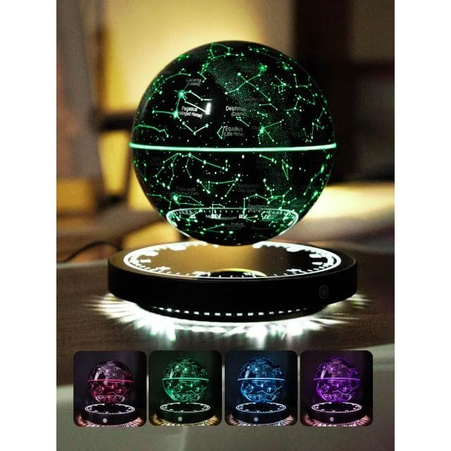 磁懸浮擺件星座球燈地球儀客廳辦公室裝飾送男朋友情人節生日禮物