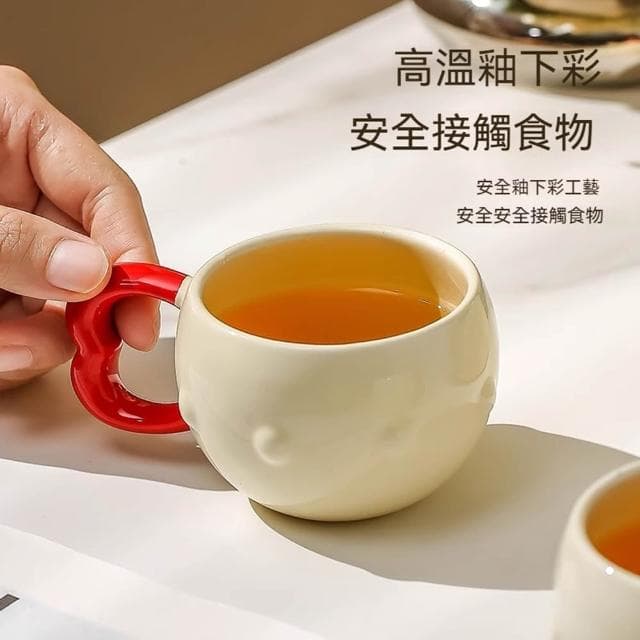 Jimi 集米 高顏值陶瓷茶具套裝 下午茶茶具 家用結婚茶杯水杯茶壺 喬遷新居結婚禮物 茶具套裝