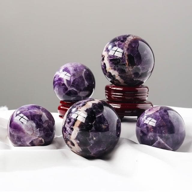 念念不忘水晶專賣 紫水晶水晶球 智慧x貴人 天然水晶 水晶珠 水晶 風水擺飾 生日禮物 石英