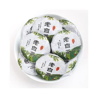 Camelliar閱客福鼎茶葉老白茶陳皮白茶壽眉白茶龍珠貢眉小茶餅試喝裝15泡