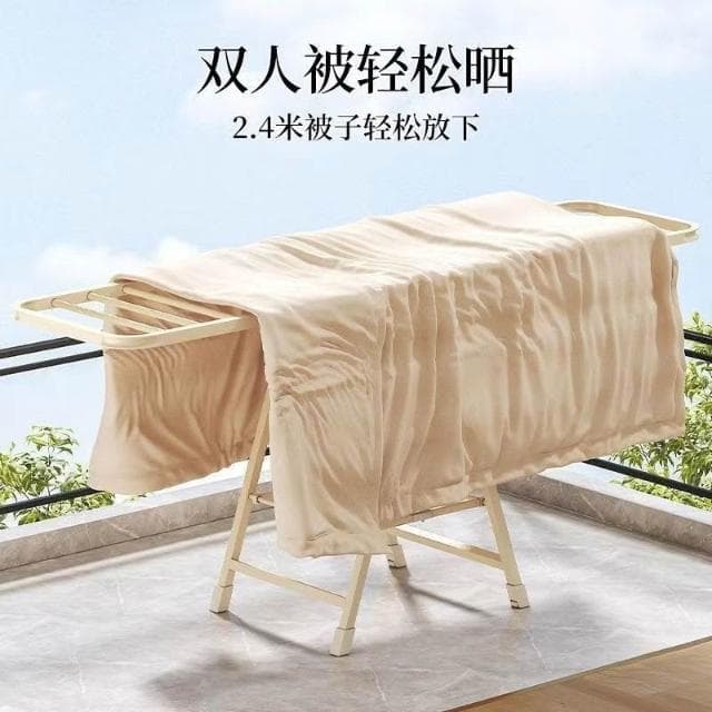 晾衣架衣架折疊落地陽臺臥室曬被子室內嬰兒家用掛衣架