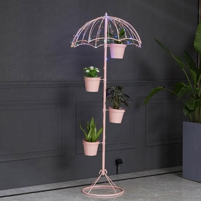 花架 盆栽架 植物架 北歐花架戶外鐵藝花盆架子多層陽臺花盆掛架綠蘿架庭院花架落地式