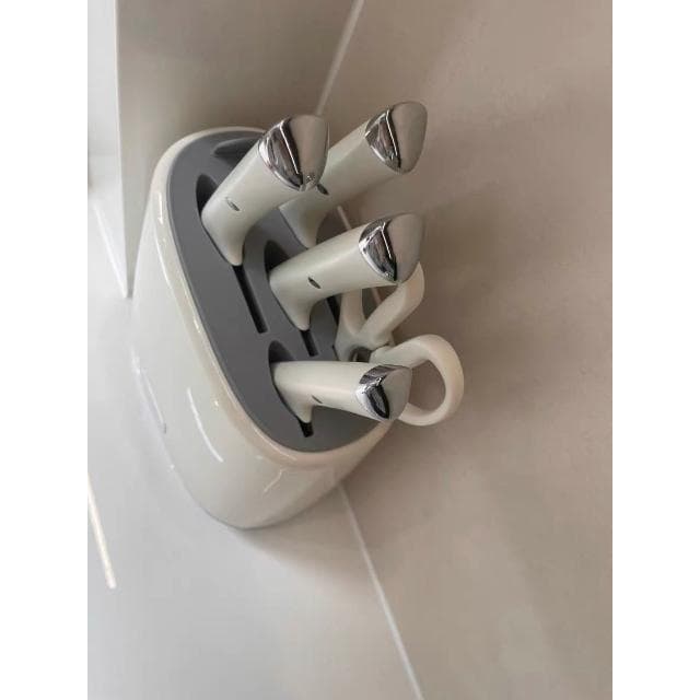 中科德馬克鯊魚刀具廚房套裝組合菜刀家用砧菜板二合一不銹鋼刀架