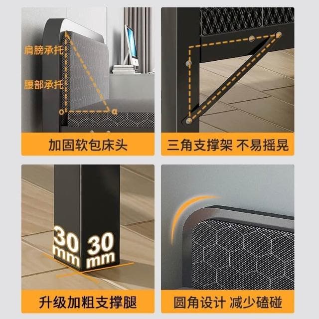 折疊床單人床家用便攜多功能躺椅辦公室簡易午休床成人午睡行軍床