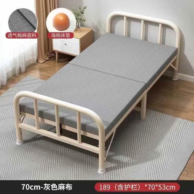 家用折疊床單人床出租屋鐵床辦公室午休午睡宿舍簡易床小床木板床