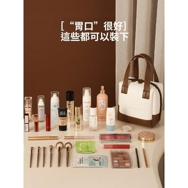 梵花 化妝包女2025年新款高階大容量便攜式收納外袋超火分區網紅保養品