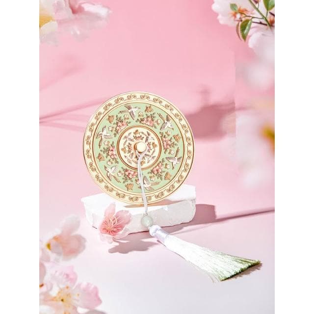 梵花 雀繞花枝小鏡子隨身鏡文創畢業生日禮物女生伴娘伴手禮化妝鏡