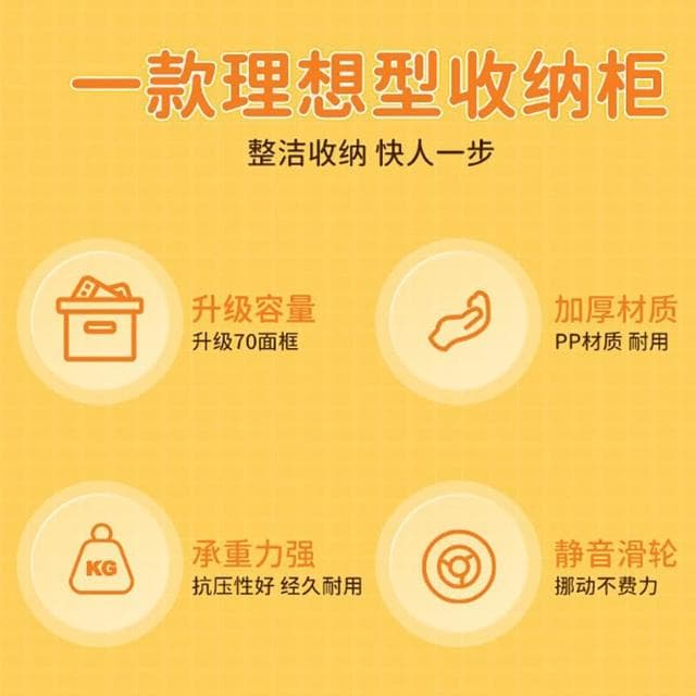 小黃鴨抽屜式收納櫃塑膠櫃嬰兒塑膠可愛整理衣櫃寶寶衣服儲物櫃子