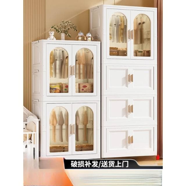 免安裝寶寶衣櫃加厚嬰兒收納櫃家用零食整理箱衣服儲物廠家爆款品