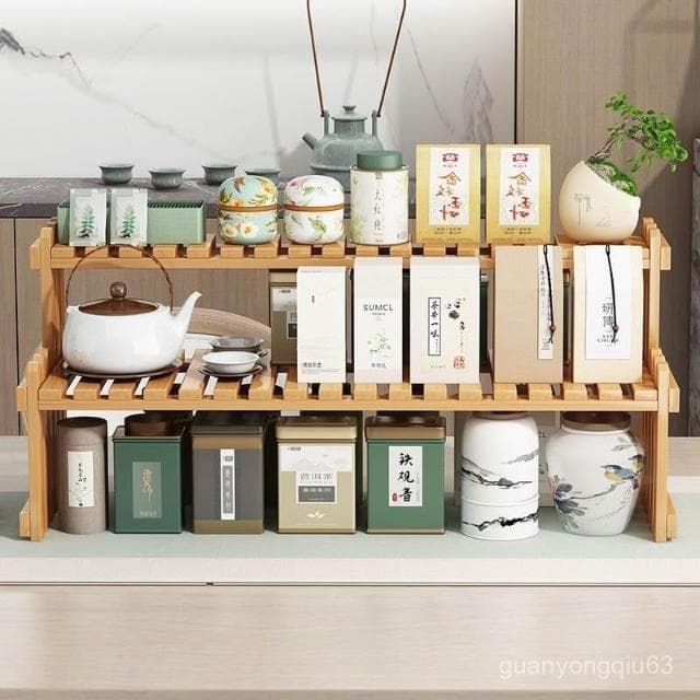 可開發票 免運簡易客廳茶水架桌麵收納現代簡約茶葉茶具整理架家用多功能置物架