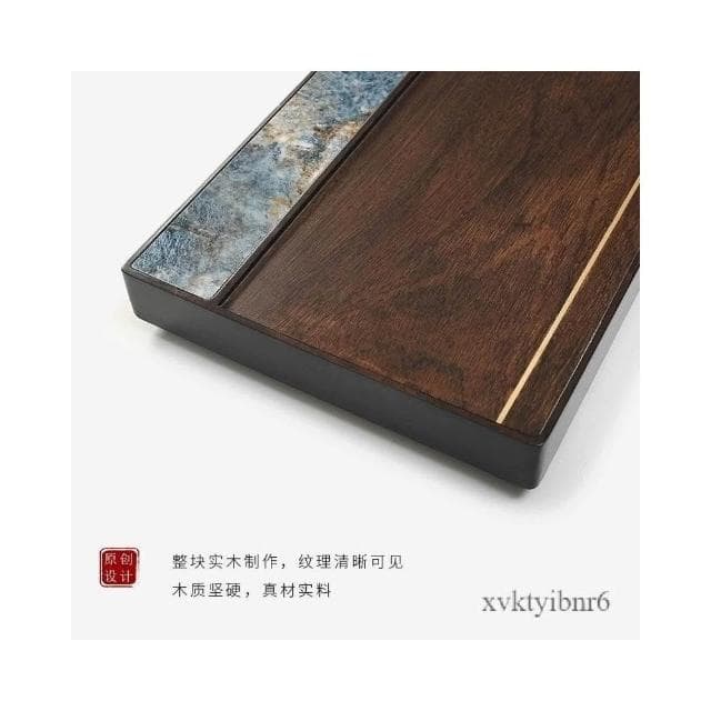 ✨破損補寄✨ 整塊非洲黑烏檀實木茶盤家用客廳簡約高端大小號茶具茶台托盤茶海茶桌上茶台