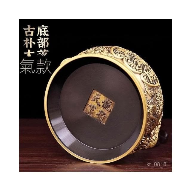 純銅 聚寶盆 帶蓋 招財進寶 金蟾 元寶聚寶盆 存錢桶 招財金蟾聚擺件 招財擺飾 風水擺件 開幕送禮 入厝禮物