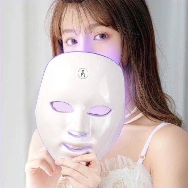 七色LED光波美容儀LED光波嫩膚儀 光子面罩 電子面膜 母親節禮物