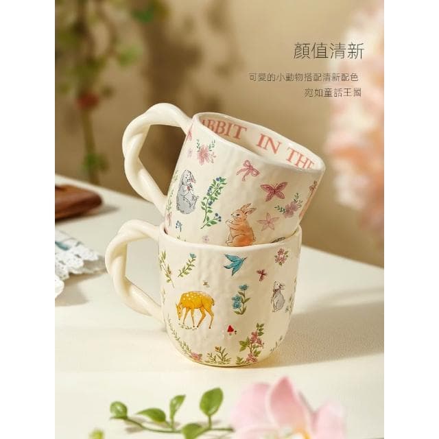 陶瓷馬克杯女生生日禮物伴手禮家用情侶高顏值喝水杯辦公室咖啡杯