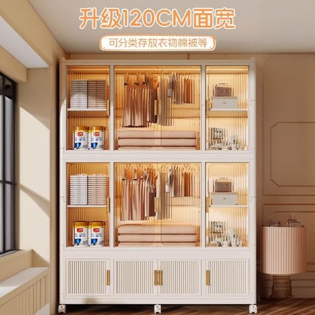 Y3G家用簡易衣櫃宿舍衣服物置物收納櫃兒童成人衣櫃嬰兒小孩寶寶