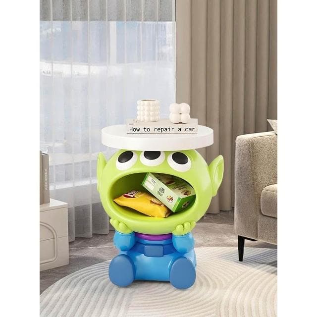 呆萌三眼仔客廳茶几落地擺件床頭沙發邊幾裝飾品收納喬遷新居禮物