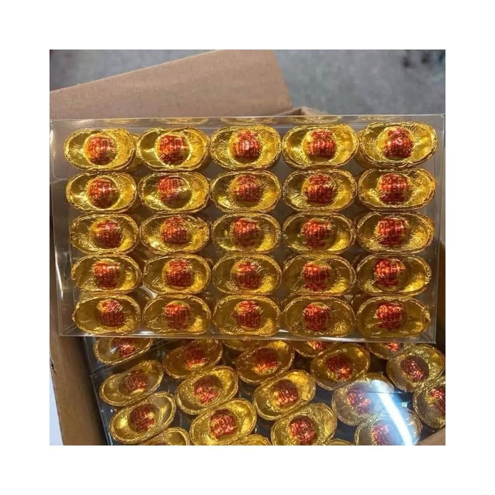 現貨 招財進寶金元寶巧克力50入