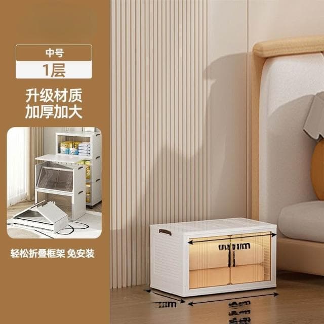 寶寶衣服收納櫃免安裝嬰兒衣櫃兒童小衣櫥整理塑膠家用零食儲物櫃