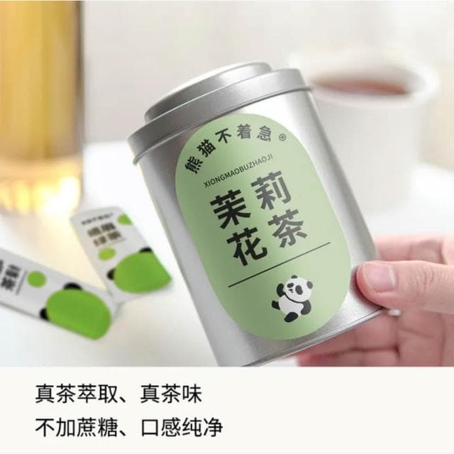 茉莉花茶粉 熊貓不著急 凍乾茶粉 冷泡茶粉 即溶茶粉 冷萃茶 無蔗糖無香精