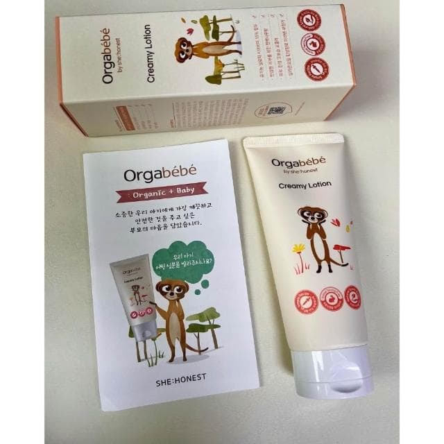 [正韓] 韓國ORGABEBE 嬰兒潤膚乳液｜嬰幼兒潤膚乳液｜嬰兒潤膚乳｜寶寶潤膚乳液｜有機潤膚乳液