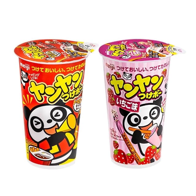 【Meiji 明治】洋洋棒餅乾 巧克力 草莓 附糖粒-任選