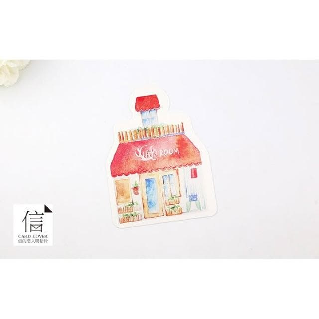 【德德小品集】明信片 開一家小店 卡片 紀念 復古 郵寄 禮物 旅遊 回憶 照片 收藏 愛 文青 信的戀人 信 卡片 精緻 裝飾房間