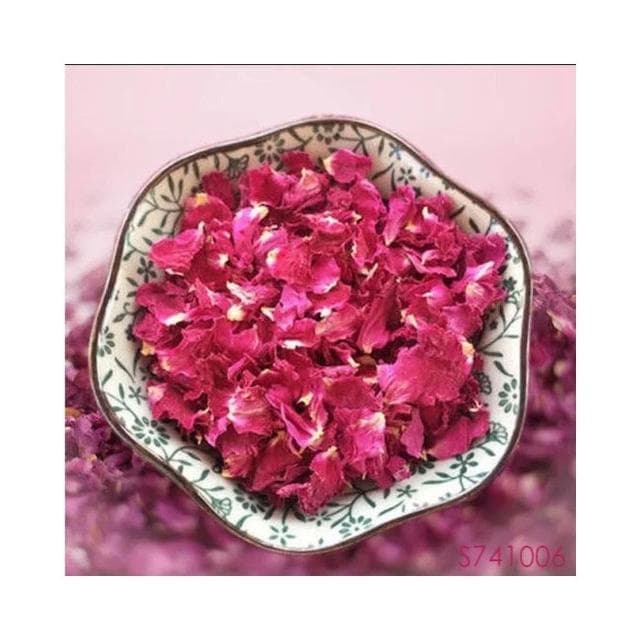 Camelliar 新貨高品質 玫瑰花瓣 平陰玫瑰花瓣食用玫瑰乾花瓣玫瑰花茶 花果茶500G