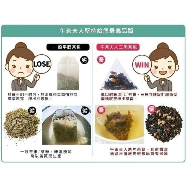 【午茶夫人】風味茶系列任選2件組 茶包｜花茶｜紅茶｜綠茶｜烏龍茶｜水果茶 - 午茶夫人官方旗艦店