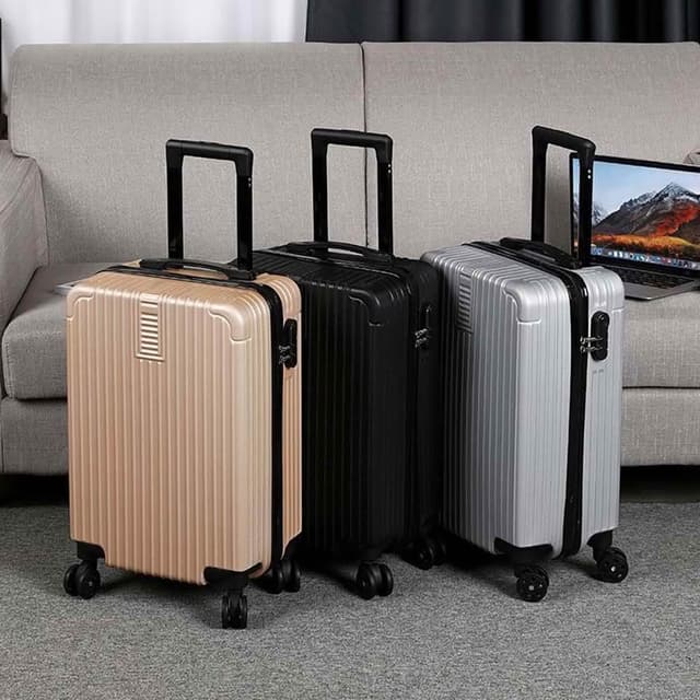 【路比達】★  BYC 金屬感加厚款行李箱 附充電孔旅行箱登機箱 24吋行李箱-24吋/20吋☆兒樂