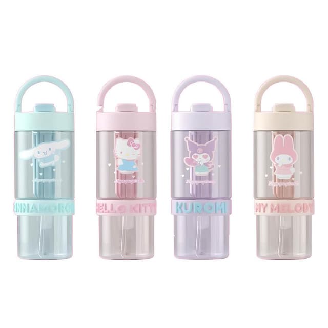 【SANRIO 三麗鷗】知韵雙飲果茶杯 庫洛米 tritan水杯 吸管 tritan 水壺 水杯 茶杯 保溫 保溫杯 禮物 送禮 生日 85#2