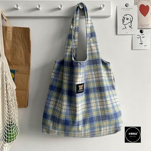 【米蘭精品】情人節禮物 現貨+預購 手提包帆布包肩背包托特包側背包單肩背包休閒隨身女包包-韓風復古百搭休閒3色74jn34