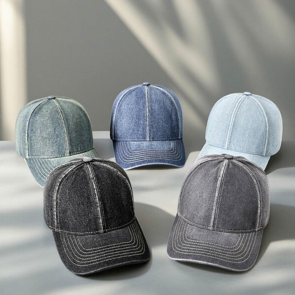 【巴黎精品】紐約精品 父親節禮物 現貨+預購 棒球帽美式做舊鴨舌帽防曬帽老帽(復古水洗牛仔遮陽帽男女帽子5色a1je46)